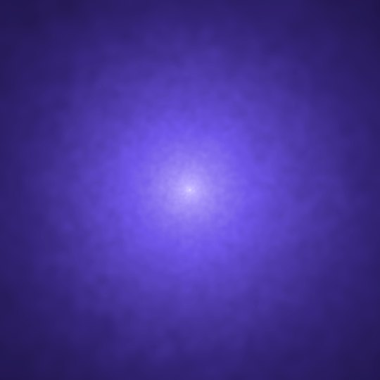 Dark matter surface density map