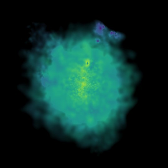 Stellar velocity dispersion map