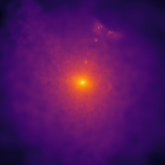 Stellar surface brightness map