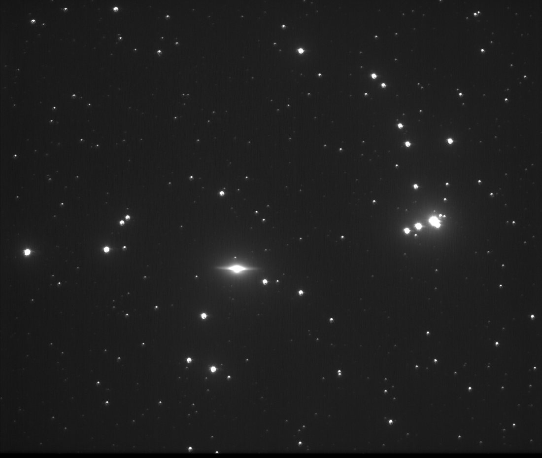 ROTSE-IIIc image of the Sombrero galaxy